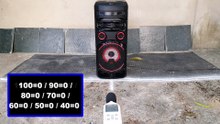 LG RNC7: Teste de SPL, Graves de 100Hz a 40Hz, dBA, dBC e Qualidade Sonora