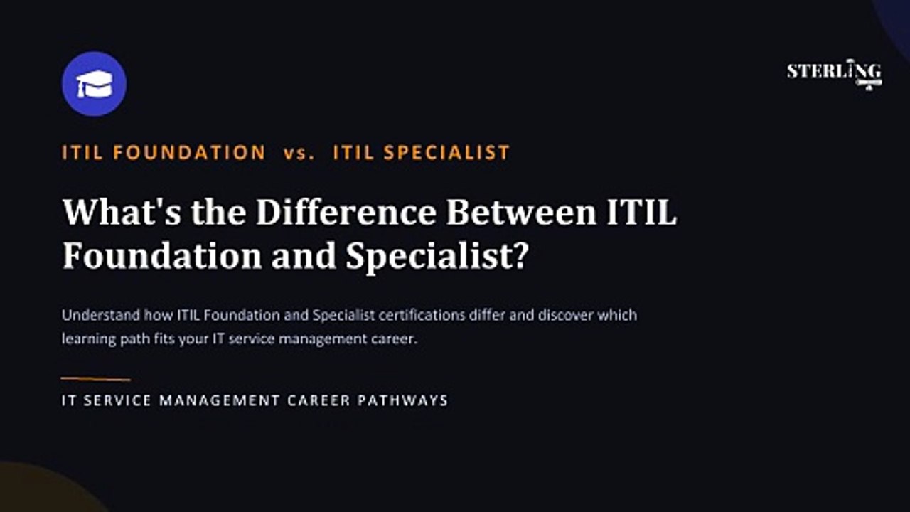 ITIL Foundation vs Specialist: Choosing Your Right ITIL Path