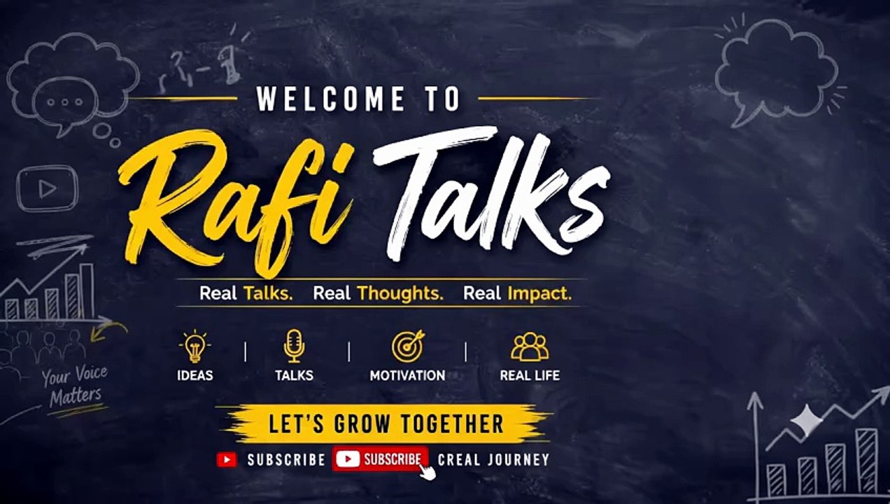 Welcome to Rafi Talks Channel