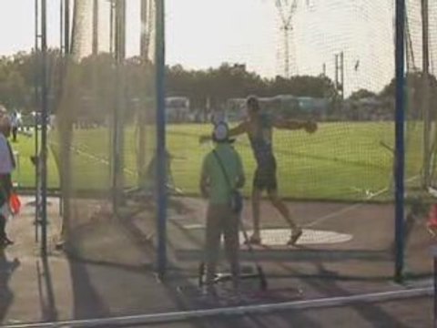 Athle lancer disque virgilijus Alekna 70.86m 2008