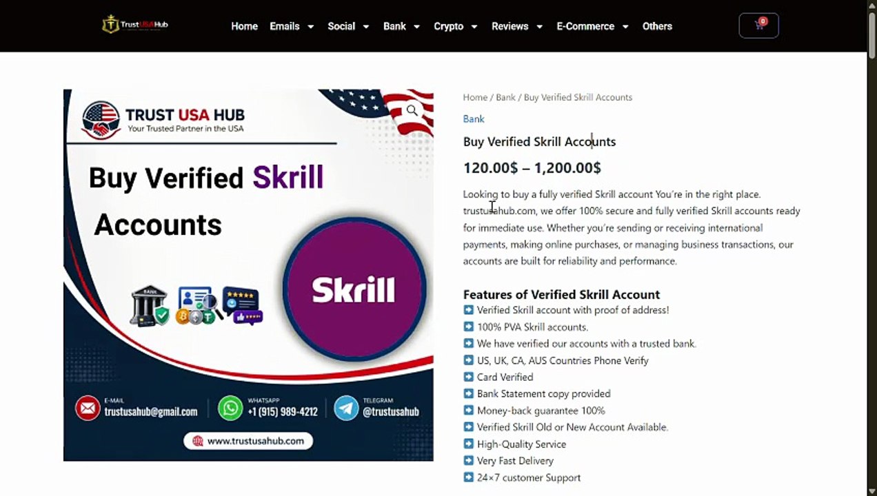 Fast & Secure Ways to Buy Verified Skrill Accounts This Year