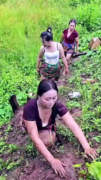 Because of the heavy rain the fields were too m...