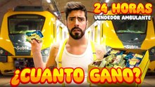 24 HORAS SIENDO VENDEDOR AMBULANTE