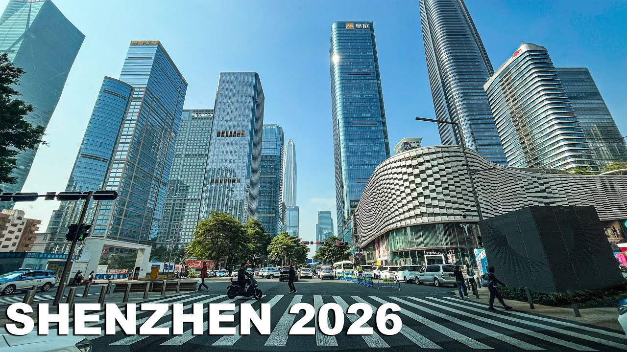 Shenzhen 2026 Will Leave You Speechless | High-Tech Downtown Driving Tour (4K No Talking)