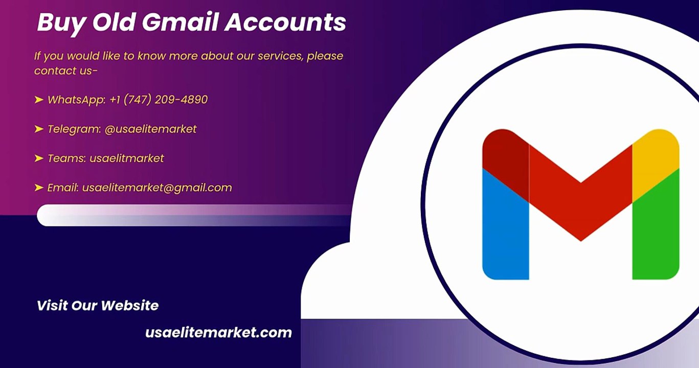 Gmail 917 Sites to Buy old Gmail Accounts- Gmail Selling