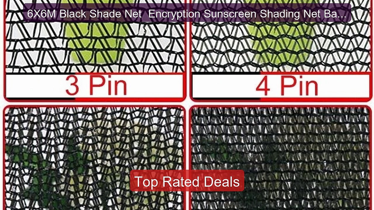 6X6M Black Shade Net  Encryption Sunscreen Shading Net Balc... -- Top Pick 2026 | Unbeatable Price!