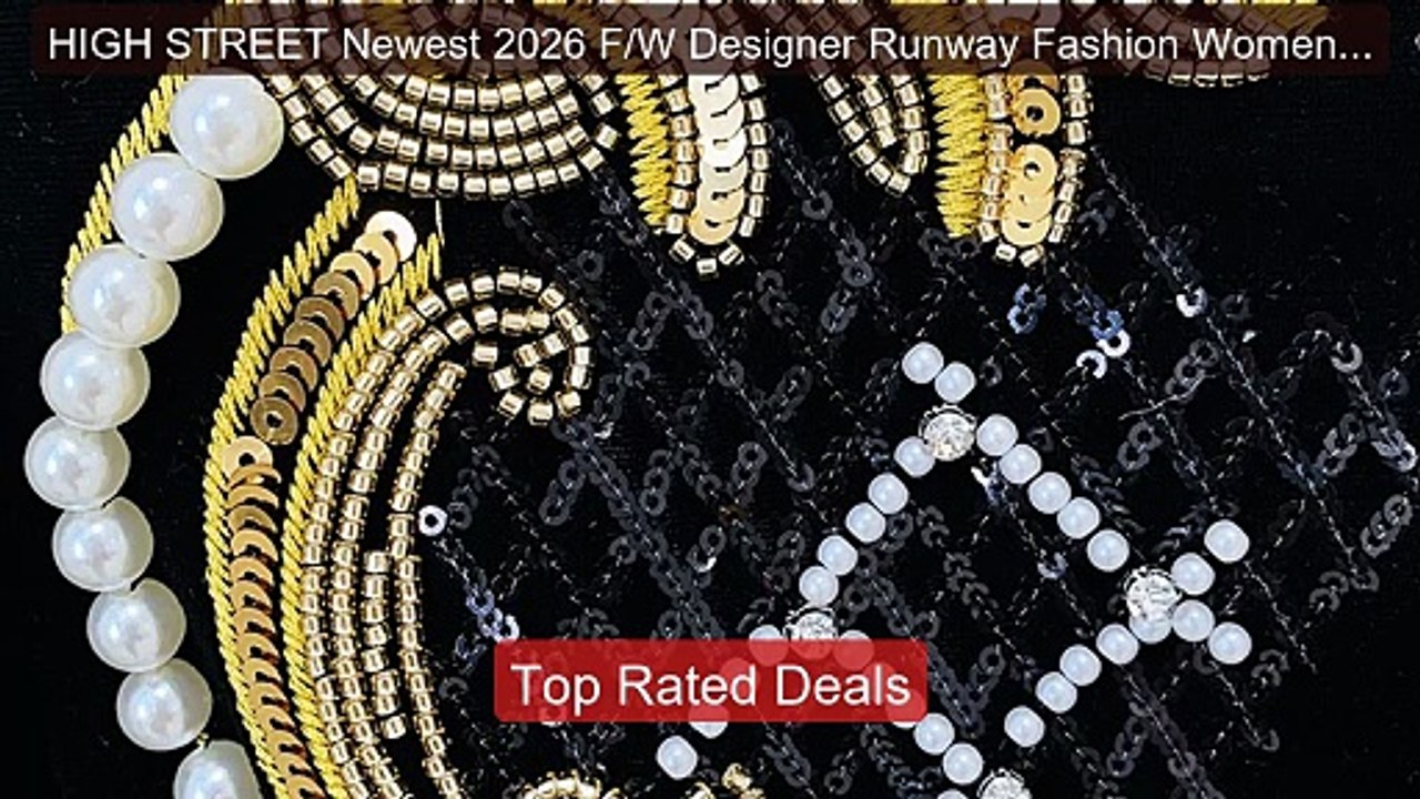 HIGH STREET Newest 2026 F/W Designer Runway Fashion Women's... -- Top Pick 2026 | Unbeatable Price!