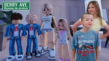 ¡Pijamada con su bestie! ¡Los chicos invitan a su BFF a dormir! Berry Avenue Roleplay