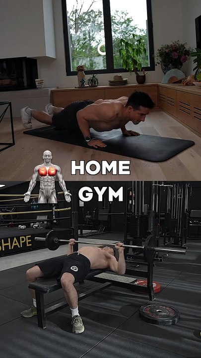 Home exercises VS Gym exercises ! 🔥