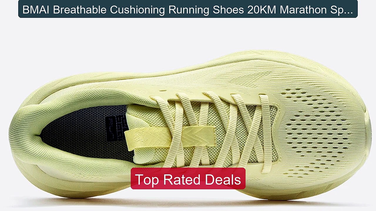 BMAI Breathable Cushioning Running Shoes 20KM M...