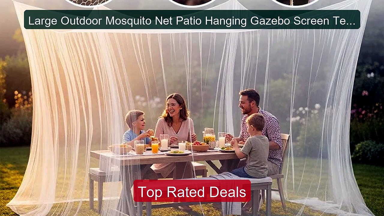 Large Outdoor Mosquito Net Patio Hanging Gazebo Screen Tent... -- Top Pick 2026 | Unbeatable Price!