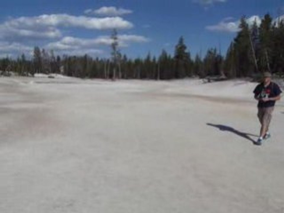 paysage lunaire à Yellowstone