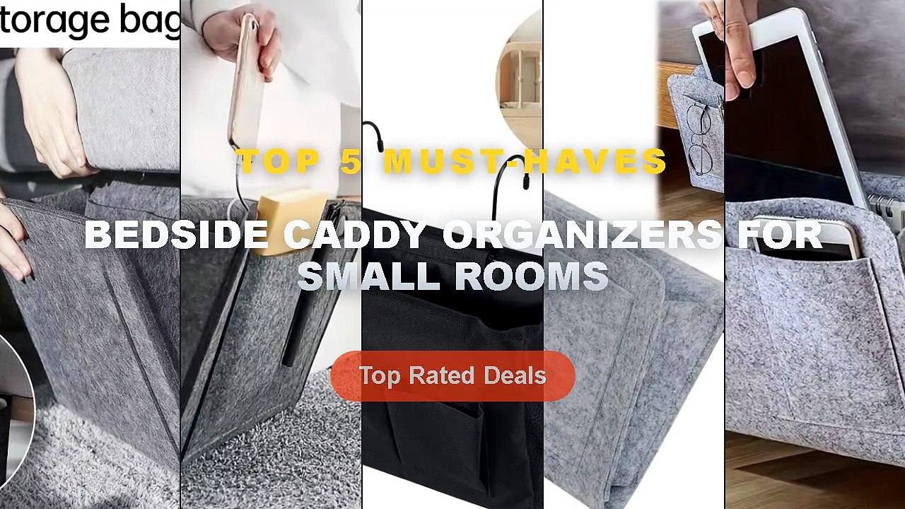 Best Bedside Caddy Organizers For Small Rooms o...