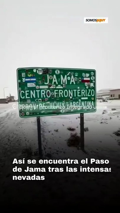 Paso de Jama con nieve 12 de agosto de 2026