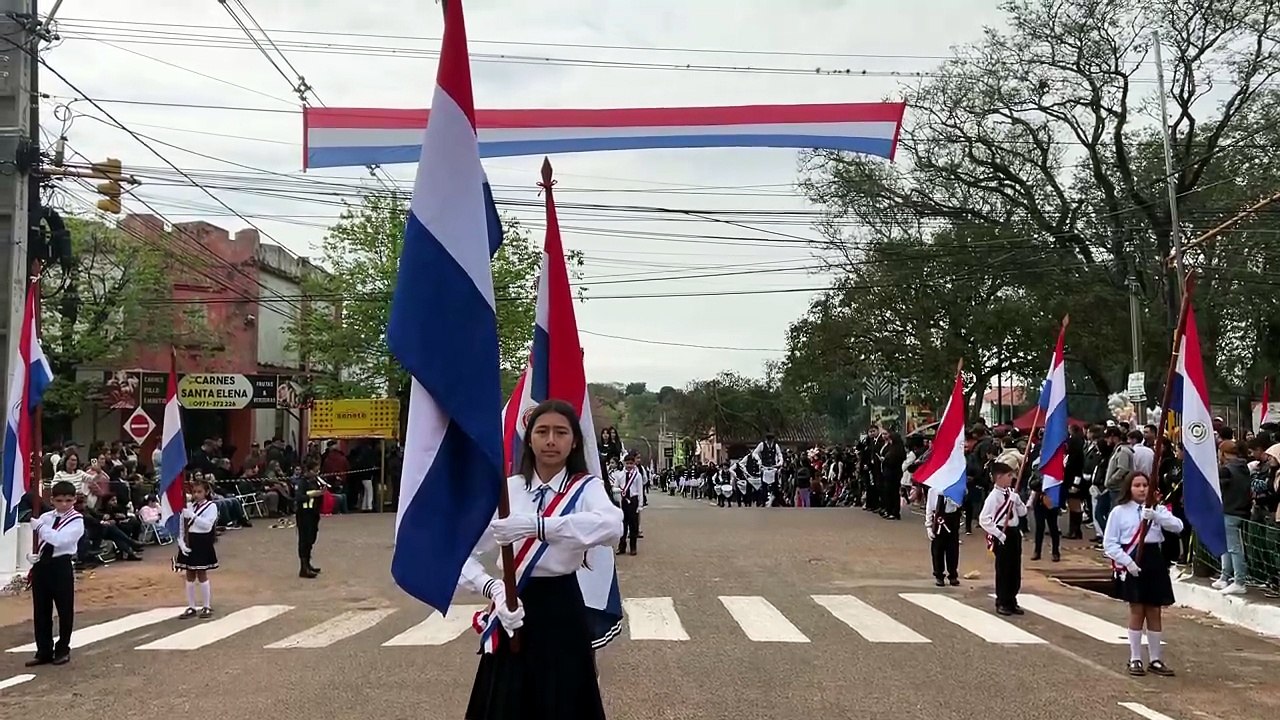 Desfile en recordación de la Batalla de Piribebuy