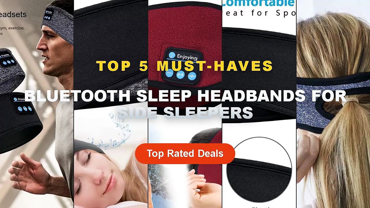 Top 5 Best Bluetooth Sleep Headbands For Side Sleepers (Must Have!)