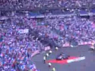 Entrée des joueurs de France 98 pour l'échauffement