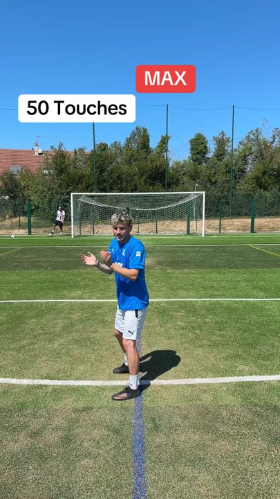 50 touches challenge 🤯⚽️