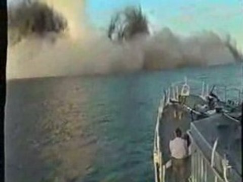 Explosions aquatique ou la pêche à la bombe
