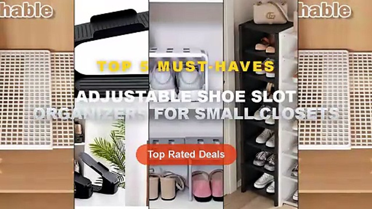 Top 5 Best Adjustable Shoe Slot Organizers For...