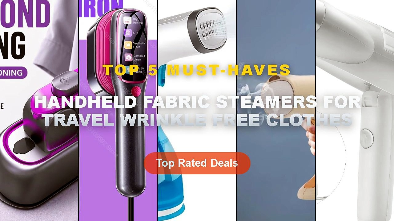 Don't Buy Handheld Fabric Steamers For Travel Wrinkle Free Clothes Before Watching This! - ESINO Fabric Wrinkles Remove ...