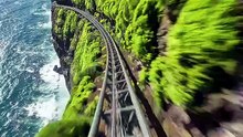 POV- No Barriers. Just Ocean.Too close.Too fast.Too real.#coasteredge #oceanpovride #extremecoas