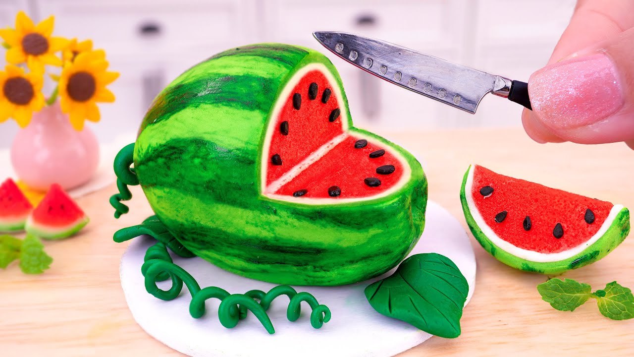 So Tasty Delicious WATERMELON Cake Recipe - Har...