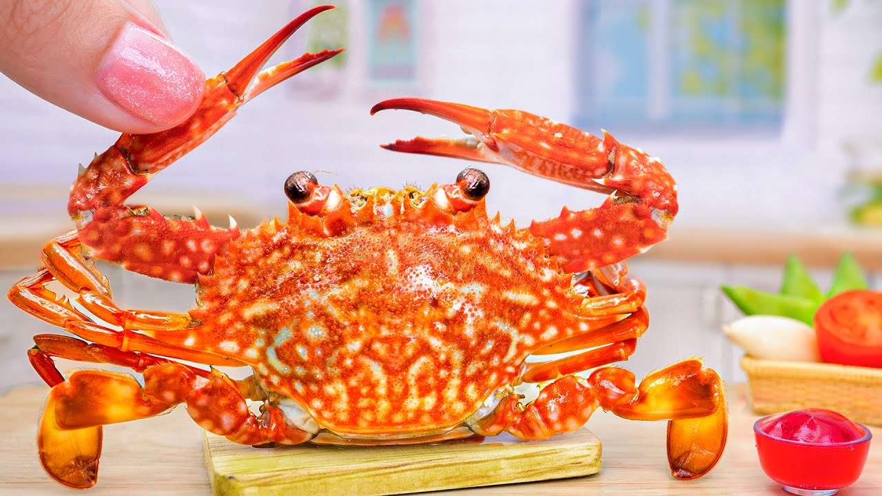 Satisfying Cooking Crab Fried Rice Video 🦀 Tas...