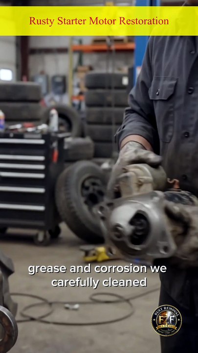 Rusty Starter Motor Restoration
