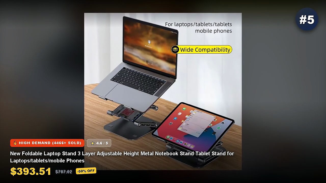 Why Everyone Is Buying Foldable Laptop Stands W...