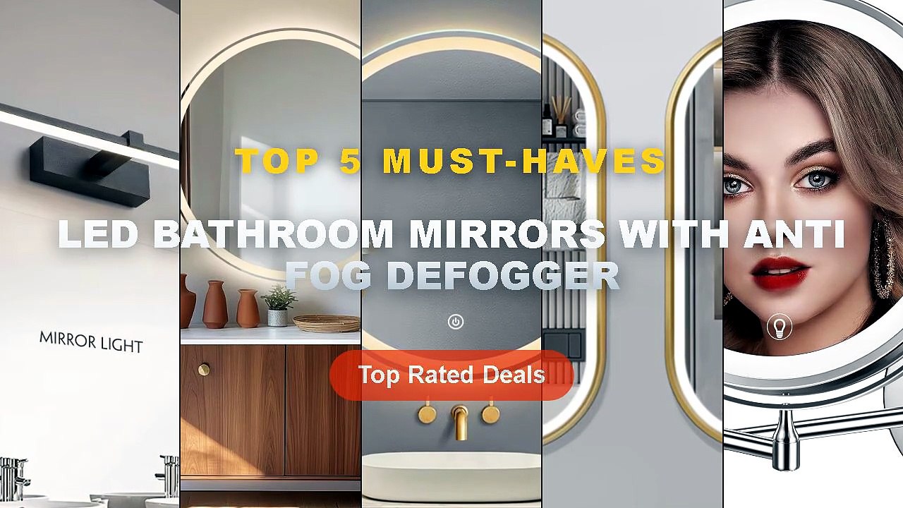 Ultimate Guide to the Best LED Bathroom Mirrors...