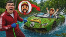 On a repêché la Lamborghini SUBWAY SURFERS sous l’eau ! La voiture de Jake a crashé !