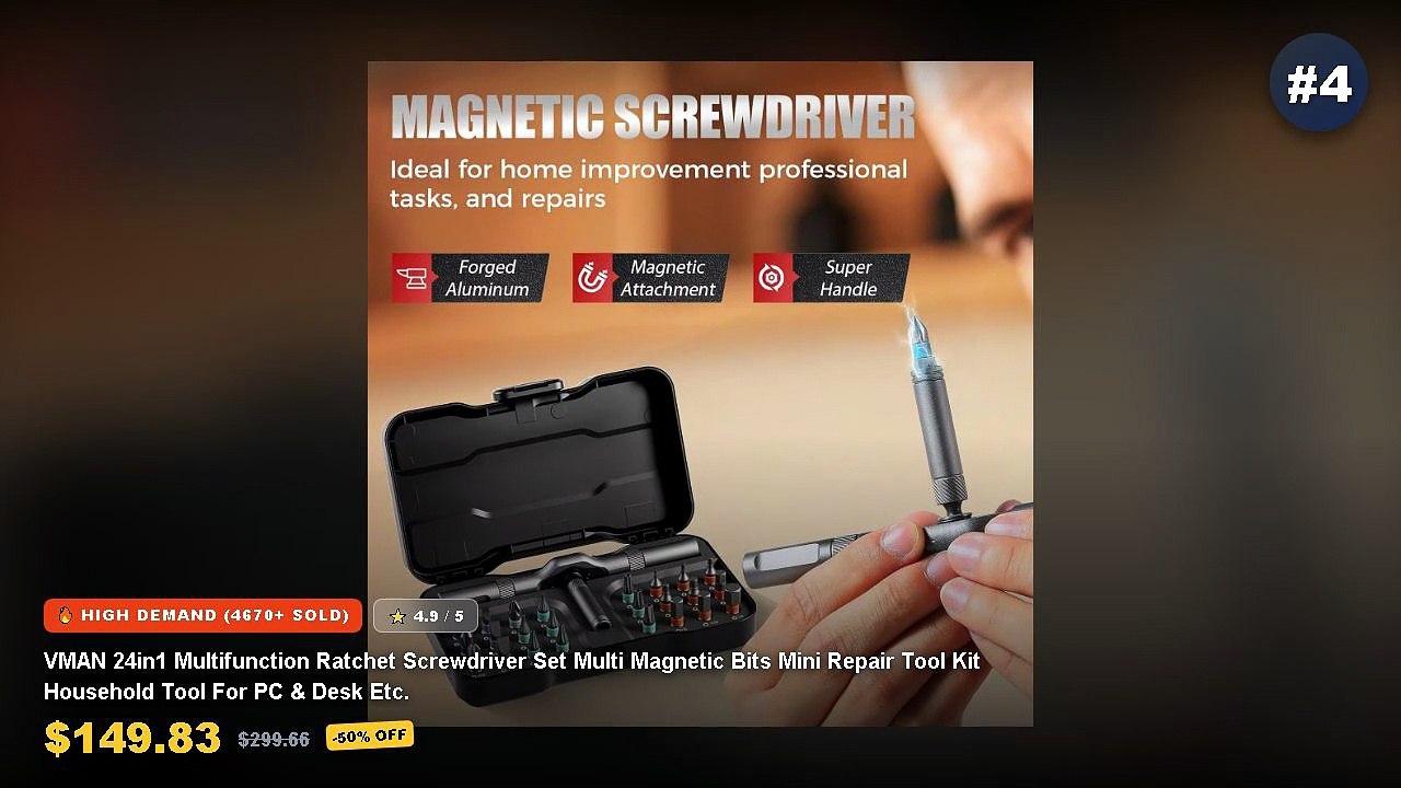 Magnetic Screwdriver Sets Precision For Electro...