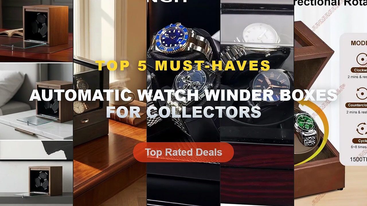 Automatic Watch Winder Boxes For Collectors: Top 5 Best Sellers - Watch Winder for Automatic Watches,Automatic Watch Win...