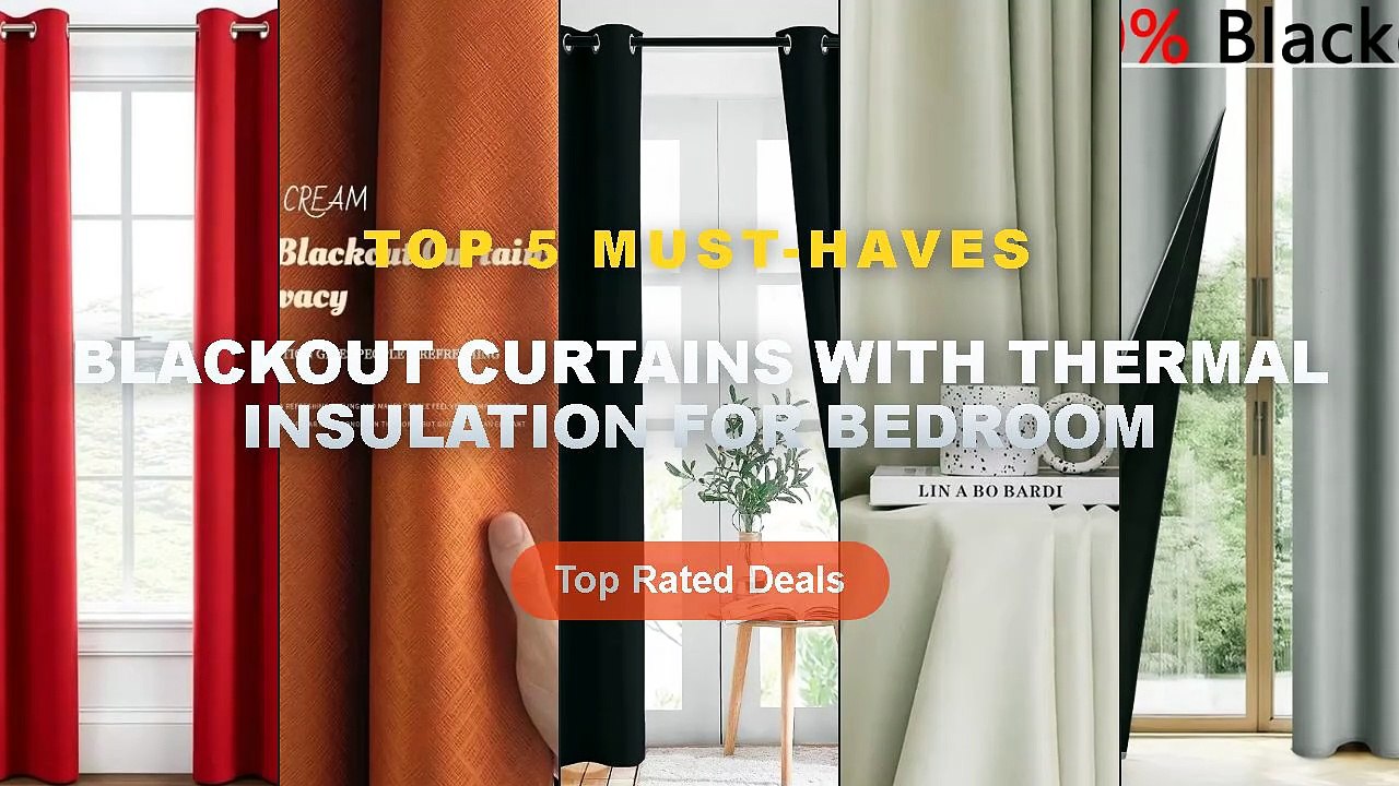 Best Blackout Curtains With Thermal Insulation For Bedroom on AliExpress | Review - 1panel Solid Blackout Curtains with ...