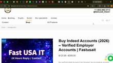Buying Verified Employer Indeed Accounts AT FASTUSAIT. ...