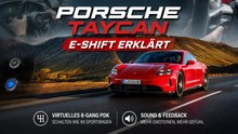 Porsche Taycan E-Shift erklärt: Sound, Paddles und virtuelle Gänge