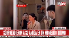 La sorprendieron en su cumpleaños... ¡pero estaba en un momento íntimo!