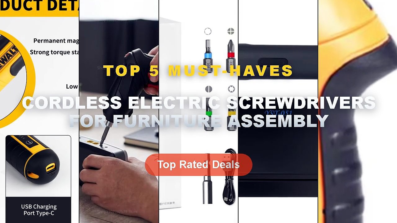 Why Everyone Is Buying Cordless Electric Screwdrivers For Furniture Assembly - Cordless Electric Screwdriver Set 3.6V Re...