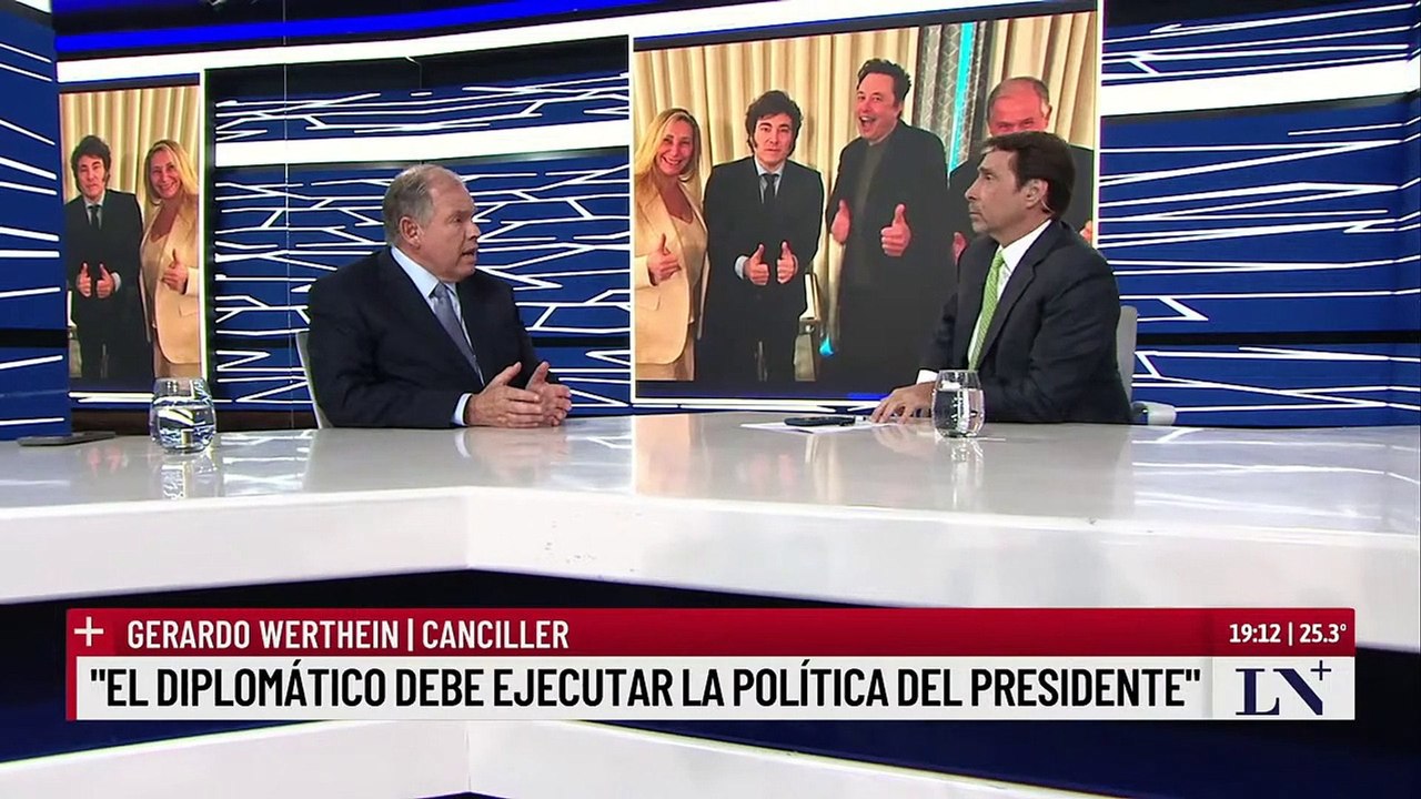 Werthein dijo estar "programando la comunicació...