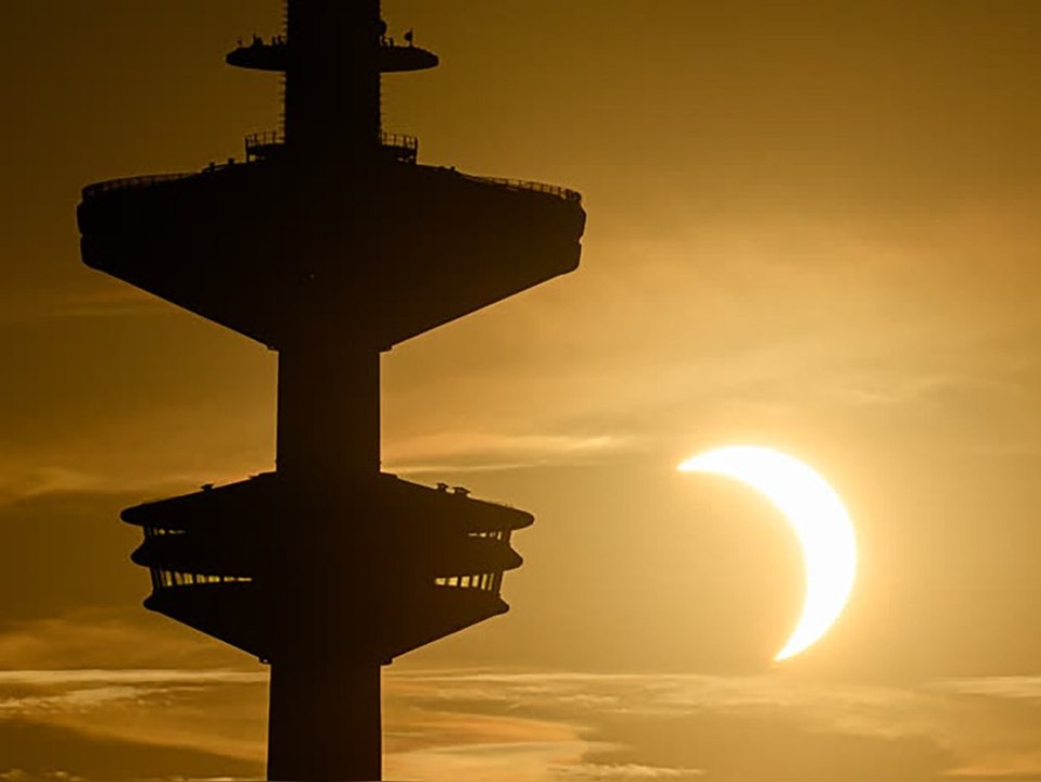 Sonnenfinsternis über Europa: Das sind die spektakulärsten Bilder