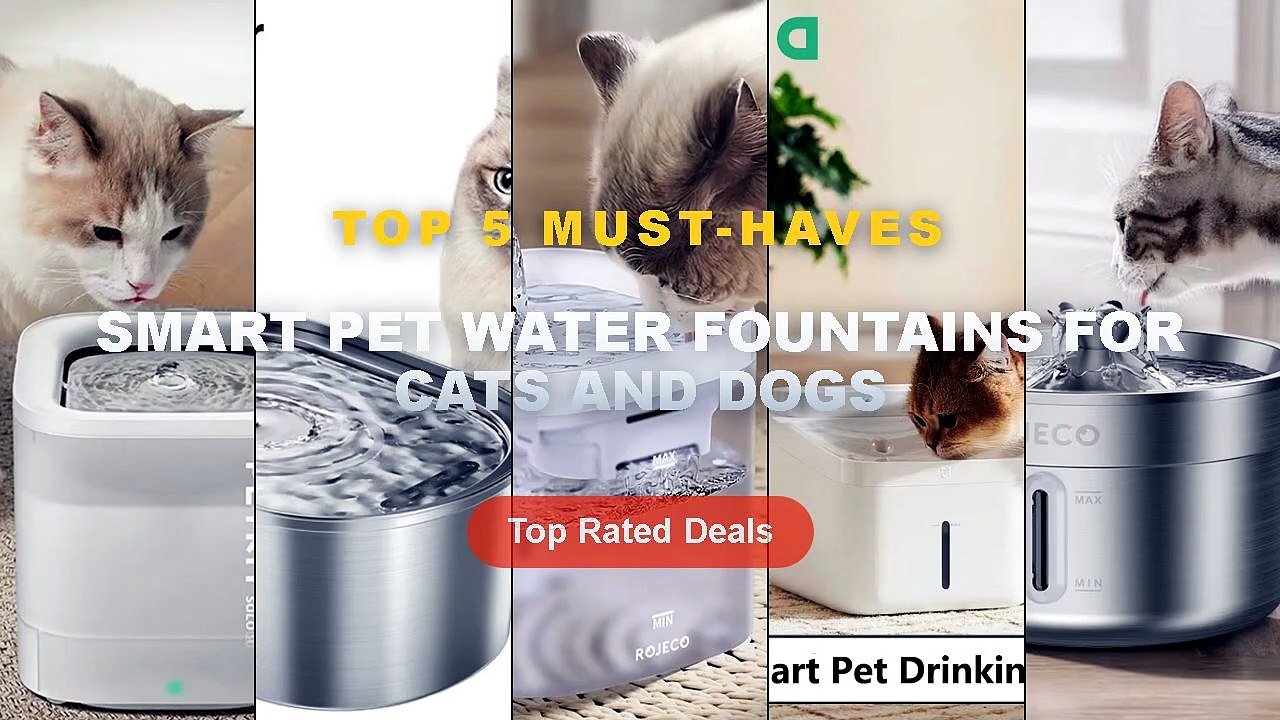 Cheap & Best Smart Pet Water Fountains For Cats...