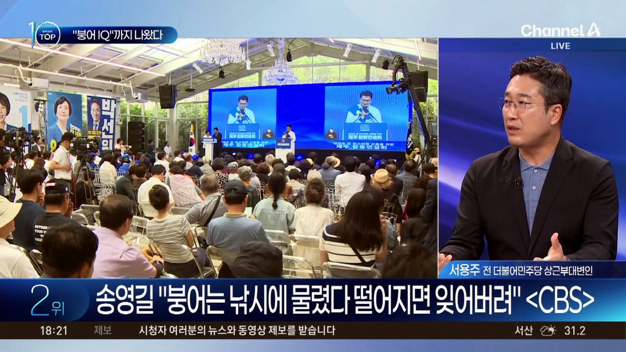 송영길 붕어 비판에…정청래 “김민석이 시켰나”