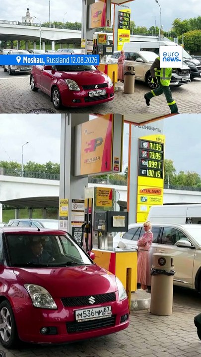 In Russland verschlimmert sich die Benzinkrise: 'Auf Autofahrten verzichten'