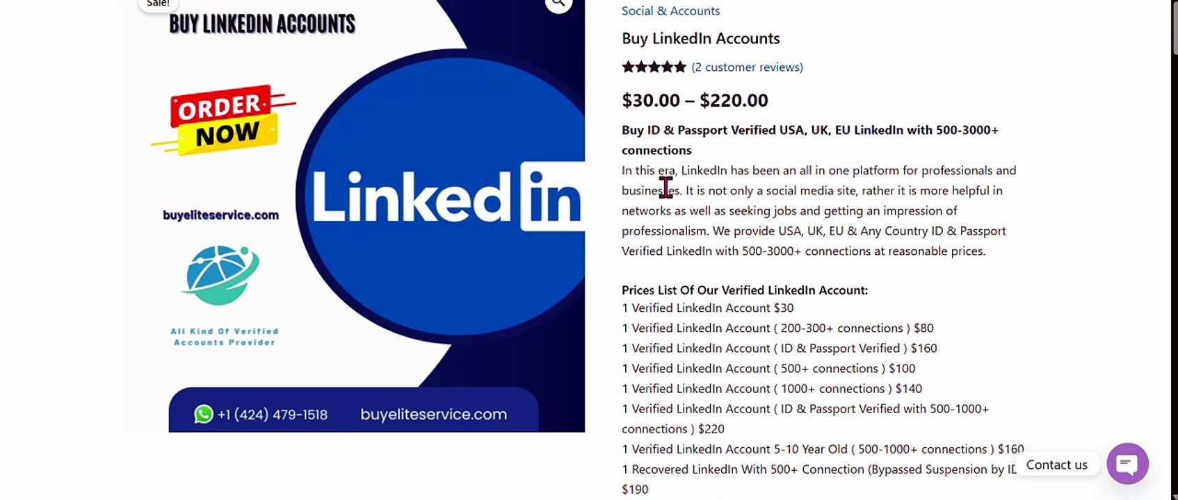 423 Sites To Buy Linkedin Accounts : Verified, Aged, Bulk ...