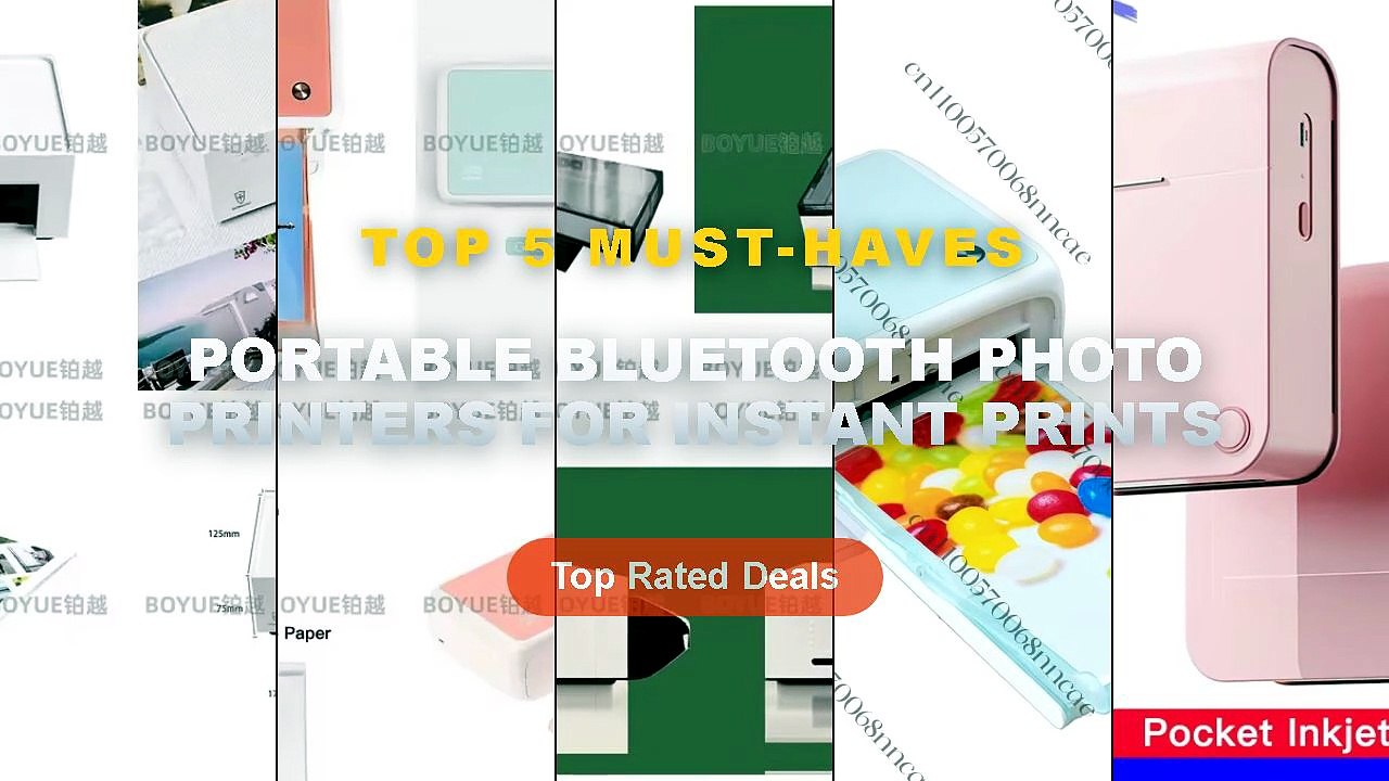 Portable Bluetooth Photo Printers For Instant Prints: Top 5 Best Sellers - Portable pocket photo printer Bluetooth wirel...