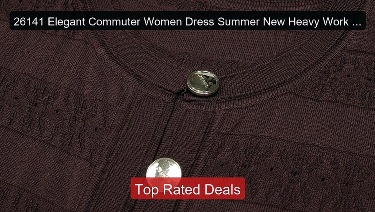 26141 Elegant Commuter Women Dress Summer New Heavy Work Knit... -- Amazing Value 2026 | Must Have!