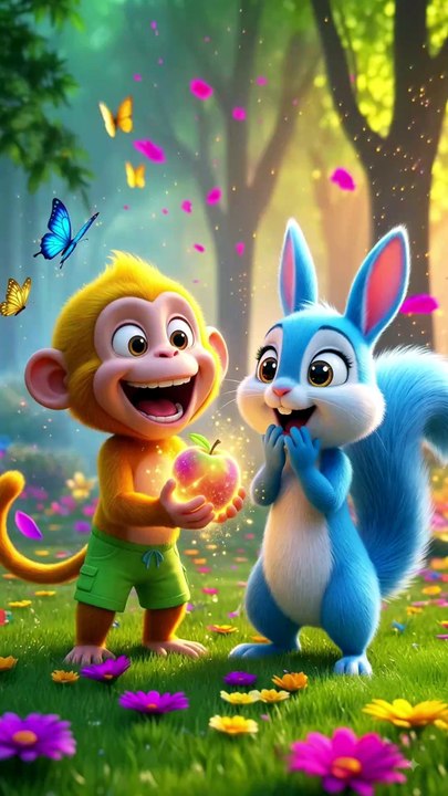 The Glowing Secret in the Forest ✨ | Funny 3D A...