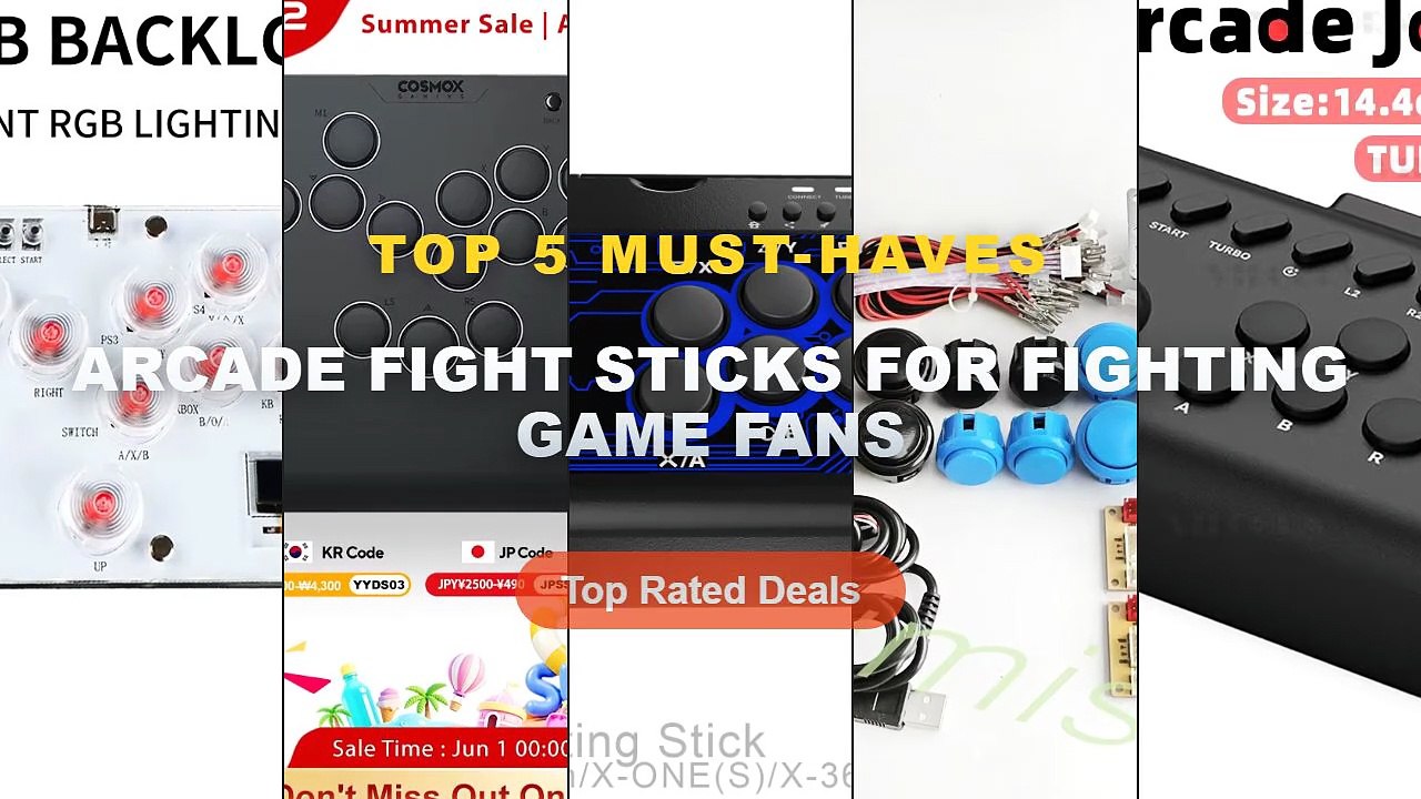 Arcade Fight Sticks For Fighting Game Fans: Top...