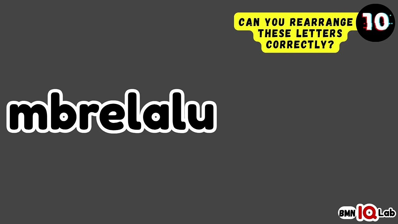 #PuzzleAddict 🧩 Can You Rearrange These Letters Correctly? (Part 2) ️ ...
